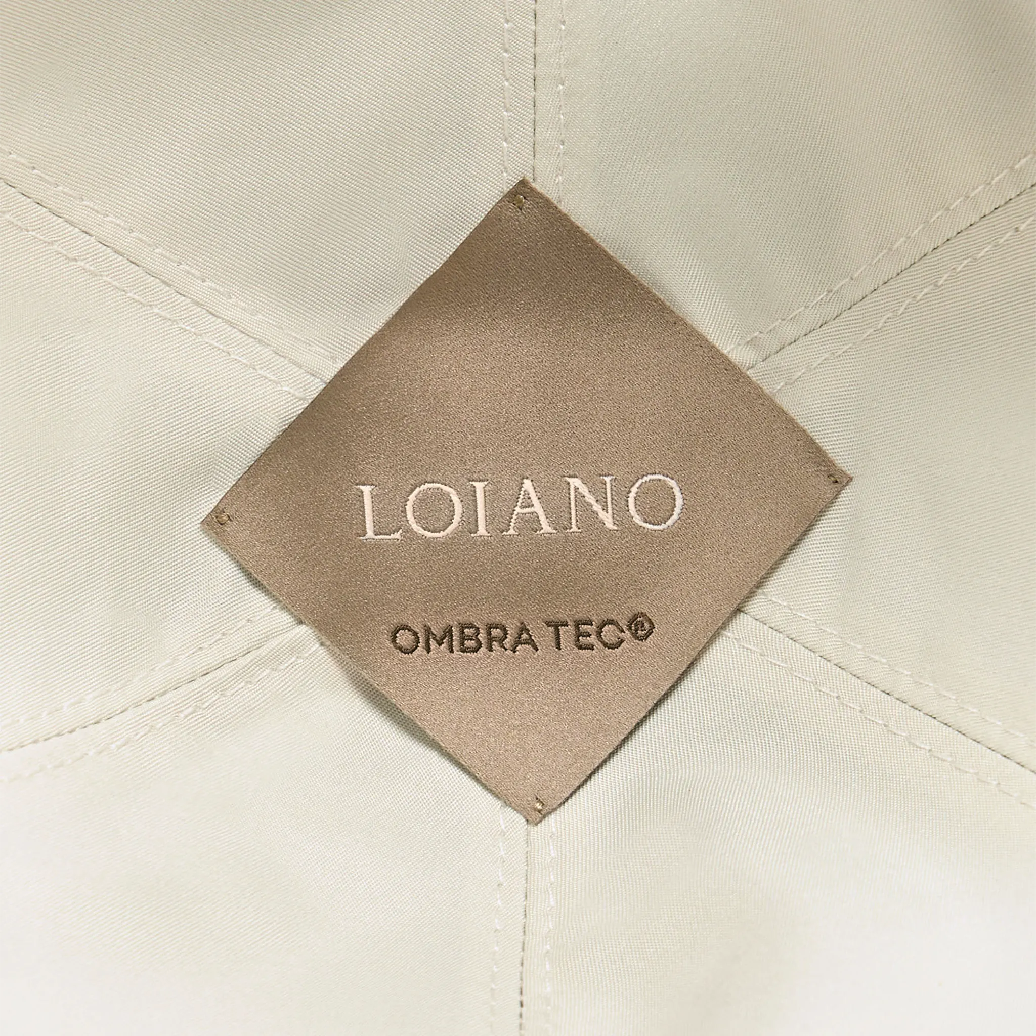 Detailed View of Loiano Ombra Tec® Taupe Cap